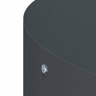 Tuin Bloempot Antraciet 30 x 30 x 20 cm Staal 7