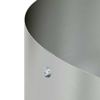 Tuin Bloempot Zilver 30 x 30 x 20 cm Gegalvaniseerd staal 7