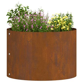 Tuin Bloempot Bruin 30 x 30 x 20 cm Cortenstaal 3