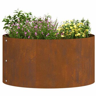 Tuin Bloempot Bruin 40 x 40 x 20 cm Cortenstaal 3