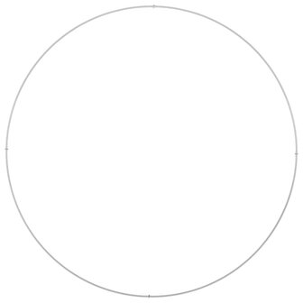 Tuin Bloempot Wit 120 x 120 x 20 cm Staal 6