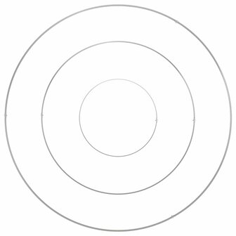 Tuin Bloempot Wit 90 x 90 x 20 cm Staal 8