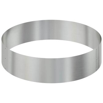 Tuin Bloempot Zilver 90 x 90 x 20 cm Gegalvaniseerd staal 5