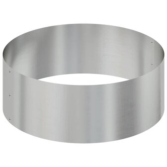 Tuin Bloempot Zilver 90 x 90 x 20 cm Gegalvaniseerd staal 6