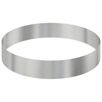 Tuin Bloempot Zilver 120 x 120 x 20 cm Roestvrij staal 5