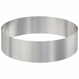 Tuin Bloempot Zilver 120 x 120 x 20 cm Roestvrij staal 6