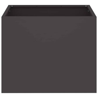 Tuin Bloempot Zwart 50 x 32 x 40 cm Koudgewalst staal 5