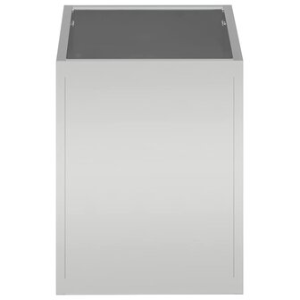 Tuin Bloempot Zilver 50 x 32 x 40 cm Gegalvaniseerd staal 6