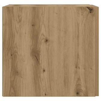 Wandkast artisanaal eikenkleurig 30 x 42.5 x 40 cm Bewerkt hout 6