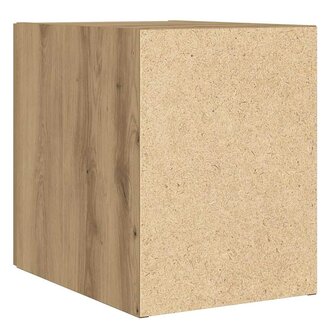 Wandkast artisanaal eikenkleurig 30 x 42.5 x 40 cm Bewerkt hout 7