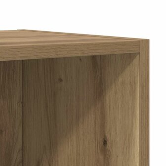 Wandkast artisanaal eikenkleurig 37 x 37 x 37 cm Bewerkt hout 9