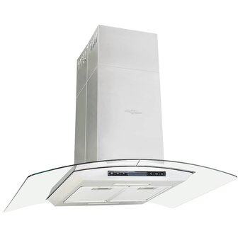 Eilandafzuigkap LCD-scherm sensor 756 m&sup3;/u LED 90 cm 2