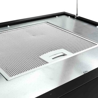 Afzuigkap hangend met aanraaksensor LCD 55 cm staal 6