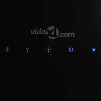 Afzuigkap hangend met aanraaksensor LCD gehard glas 7