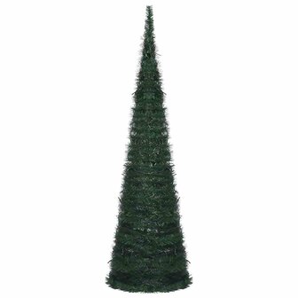 Kunstkerstboom met verlichting pop-up 150 cm groen 3