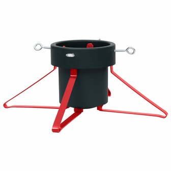 Kerstboomstandaard 46x46x19 cm groen en rood 2