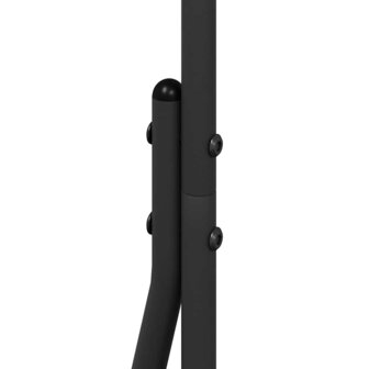 Kledingrek Zwart 62 x 48 x 158 cm Staal 9