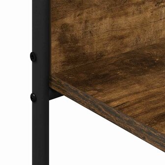 Kledingrek met plank Bruin 120 x 44 x 160 cm Bewerkt hout 8