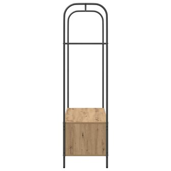 Kledingrek met opslag Bruin 100 x 44 x 160 cm Bewerkt hout 6