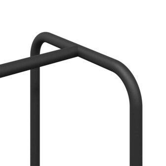 Kledingrek met planken Gerookt eiken 77 x 30 x 171 cm 9