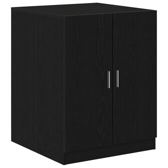Wasmachinekast met opslag Zwart eiken 70.5 x 71.5 x 91.5 cm 2