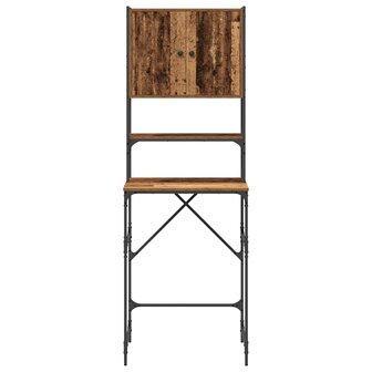 Wasmachinekast Oud hout 68 x 48,5 x 194 cm 1 x Wasmachinekast 6
