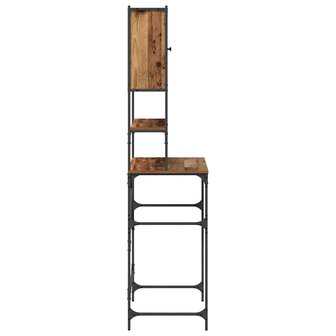 Wasmachinekast Oud hout 68 x 48,5 x 194 cm 1 x Wasmachinekast 7