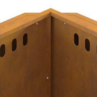 Vuurkorf Brown 58 x 58 x 51 cm Weathering steel 9