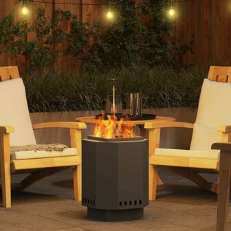 Vuurkorf Black 38 x 38 x 51 cm Cold-rolled steel 4