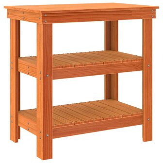 Werkbank Wasbruin 78.5 x 50 x 80 cm Massief grenenhout 7