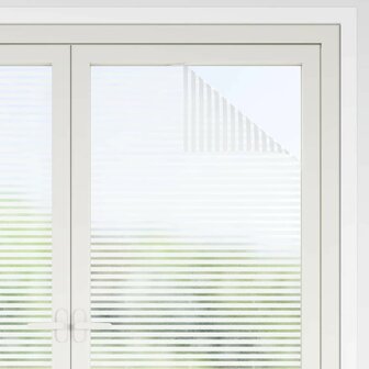 Zelfklevende Raamfolie Mat gestreept 90 x 1000 cm PVC 4