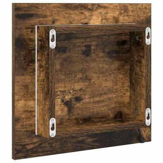 LED Badkamer Spiegel met spiegel Gerookt eiken 40 x 8,5 x 37 cm 7