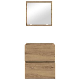 Badkamerkast Artisan Eiken 41 x 38.5 x 45 cm Bewerkt hout 8