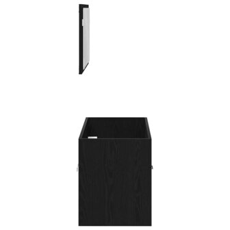 Badkamermeubelset met lade 2 pcs Zwart Eiken 90 x 38.5 x 46 cm 7