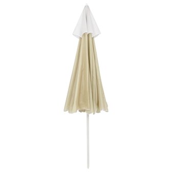 Strandparasol 240 cm zandgeel 4