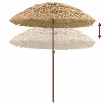 Strandparasol Bruin &Oslash; 160 x 196 cm Staal 5