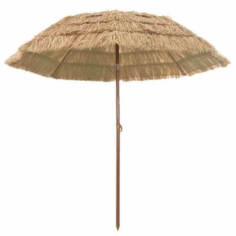 Strandparasol Bruin &Oslash; 265 x 267 cm Staal 2
