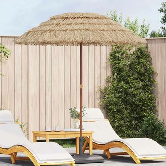 Strandparasol Bruin &Oslash; 160 x 196 cm Staal 1