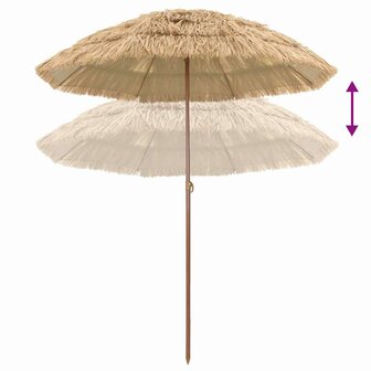 Strandparasol Bruin &Oslash; 160 x 196 cm Staal 5