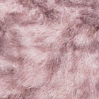 Hoogpolig vloerkleed NAVARRA 80x150 cm polyester stoffig roze 9