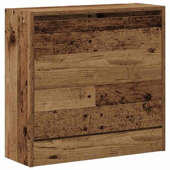 Schoenenkast met opslag Oud Hout 60 x 21 x 57 cm Bewerkt hout 2