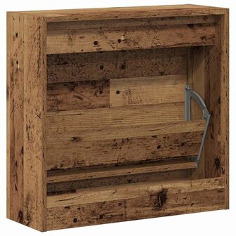 Schoenenkast met opslag Oud Hout 60 x 21 x 57 cm Bewerkt hout 6