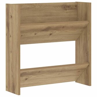 Wand Schoenenkast Anders artisanaal eikenkleurig Bewerkt hout 2