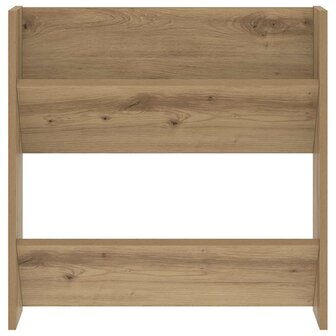 Wand Schoenenkast Anders artisanaal eikenkleurig Bewerkt hout 5