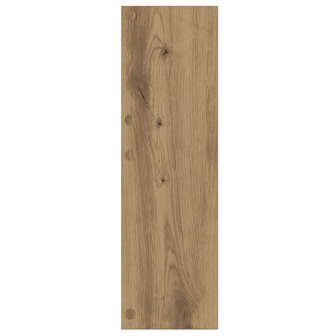 Wand Schoenenkast Anders artisanaal eikenkleurig Bewerkt hout 6