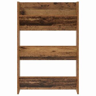 Wand Schoenenkast met plank Anders Oud hout Bewerkt hout 5
