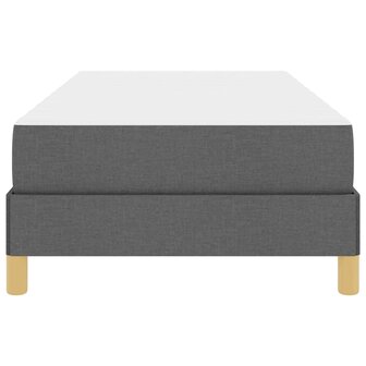 Boxspring bed Donkergrijs en Bruin 80 x 200 cm 6