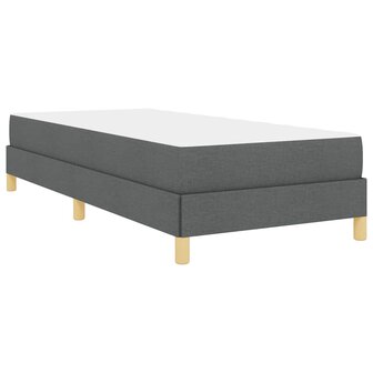 Boxspring bed Donkergrijs en Bruin 80 x 200 cm 8