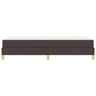 Boxspring bed Bruin 80 x 200 cm Stof en Engineered Hout 7