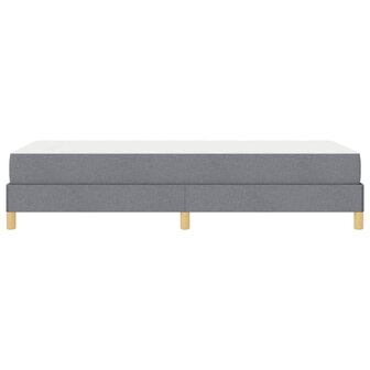Boxspring bed Lichtgrijs en Bruin 90 x 190 cm 6